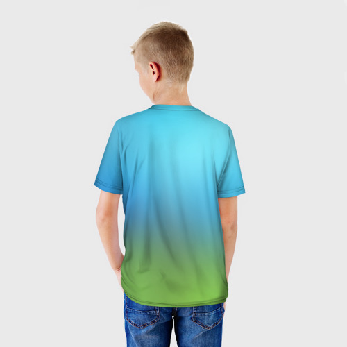 Детская футболка 3D Link, цвет 3D печать - фото 4
