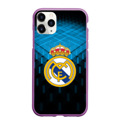 Чехол для iPhone 11 Pro Max матовый Реал Мадрид Real Madrid