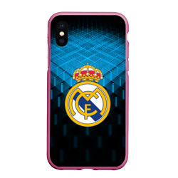 Чехол для iPhone XS Max матовый Реал Мадрид Real Madrid
