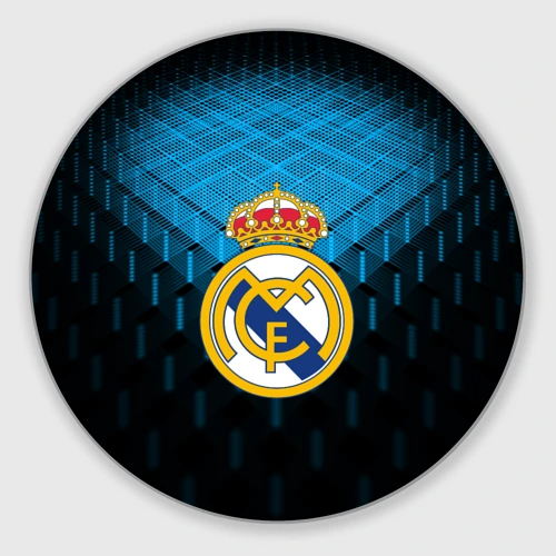Круглый коврик для мышки Реал Мадрид Real Madrid