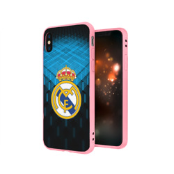 Чехол для iPhone X матовый Реал Мадрид Real Madrid - фото 2