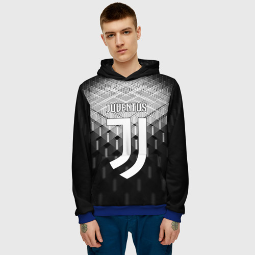 Мужская толстовка 3D Juventus 2018 Original, цвет синий - фото 3