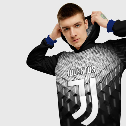 Мужская толстовка 3D Juventus 2018 Original, цвет синий - фото 5