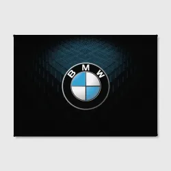 Холст прямоугольный BMW blue line БМВ - фото 2