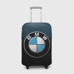 Чехол для чемодана 3D BMW blue line БМВ
