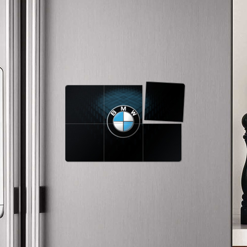 Магнитный плакат 3Х2 BMW blue line БМВ - фото 4