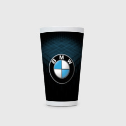 Кружка с принтом BMW blue line БМВ для любого человека, вид спереди №2. Цвет основы: белый