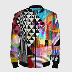 Мужской бомбер 3D Abstraction&geometry