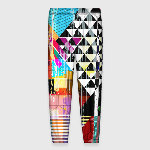 Мужские брюки 3D Abstraction&geometry, цвет 3D печать - фото 2