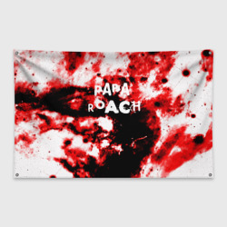 Флаг-баннер Papa Roach blood rock style