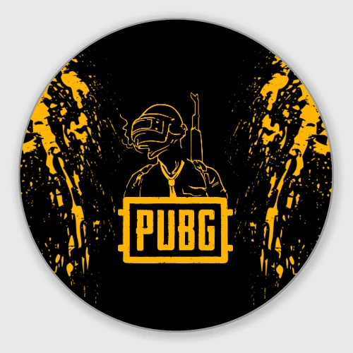Круглый коврик для мышки PUBG ПАБГ
