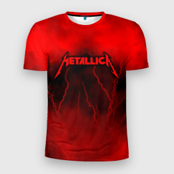 Мужская футболка 3D Slim Metallica