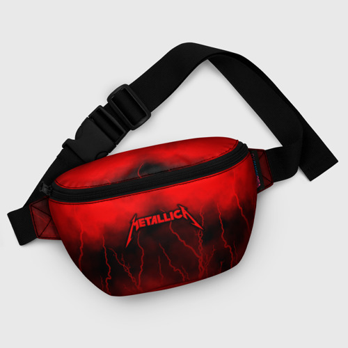 Поясная сумка 3D с принтом Metallica, фото #5
