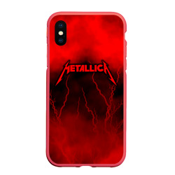 Чехол для iPhone XS Max матовый Metallica