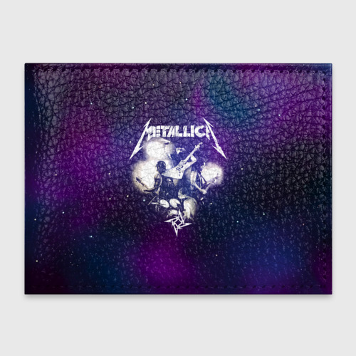 Обложка для студенческого билета Metallica, цвет бирюзовый