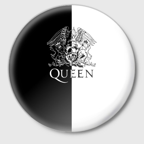 Значок Queen, цвет белый
