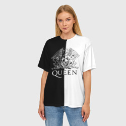 Женская футболка oversize 3D Queen - фото 2