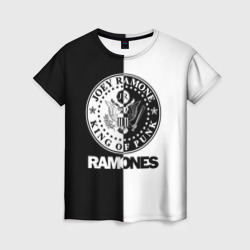 Женская футболка 3D Ramones