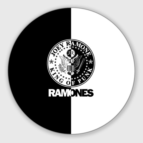 Коврик для мышки круглый Ramones Фото 01 Коврик для мышки круглый Ramones Фото 01