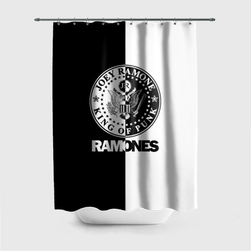 Штора 3D для ванной Ramones Фото 01 Штора 3D для ванной Ramones Фото 01
