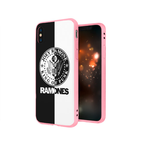 Чехол для iPhone X матовый Ramones - фото 3