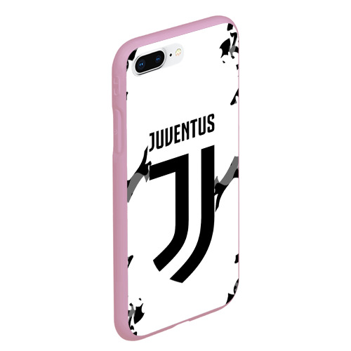 Чехол для iPhone 7Plus/8 Plus матовый Juventus 2018 Original, цвет розовый - фото 3