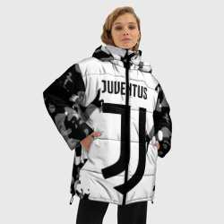 Женская зимняя куртка Oversize Juventus 2018 Original - фото 2