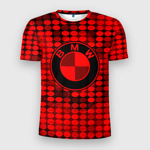 Мужская футболка 3D Slim bmw sport collection red style