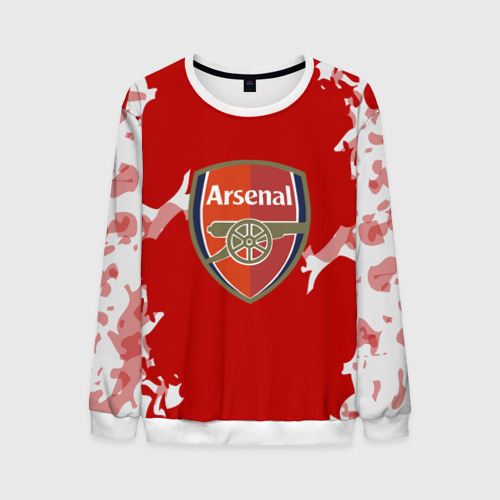 Мужской свитшот 3D Arsenal original, цвет белый