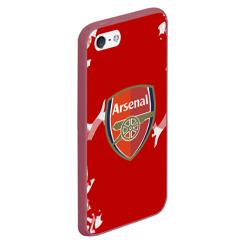 Чехол для iPhone 5/5S матовый Arsenal original - фото 2