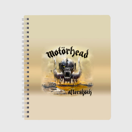 Тетрадь Motrhead, aftershock, цвет линия