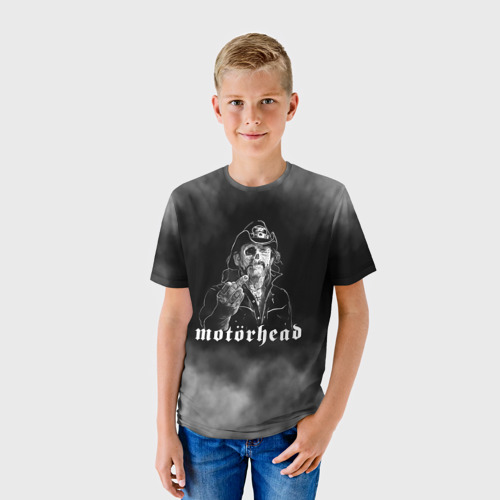 Детская футболка 3D с принтом Motrhead, фото на моделе #1