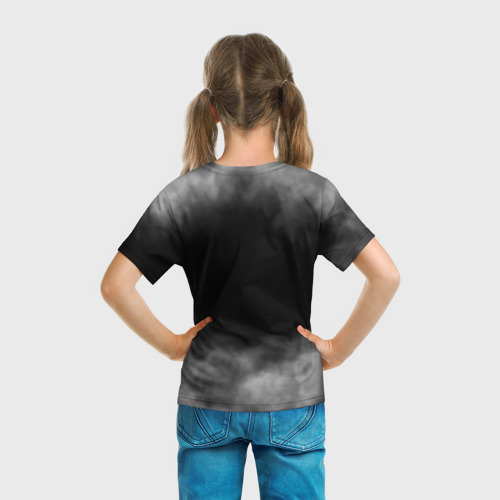 Детская футболка 3D с принтом Motrhead, вид сзади #2