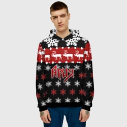 Мужская толстовка 3D Праздничная Ария - фото 2