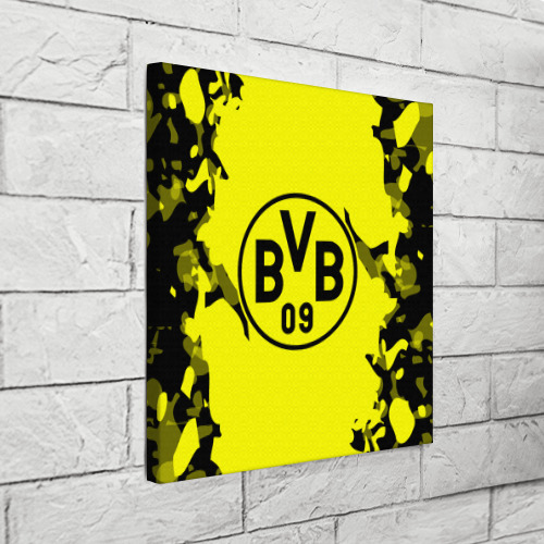 Холст квадратный FC Borussia 2018 Original, цвет 3D печать - фото 3