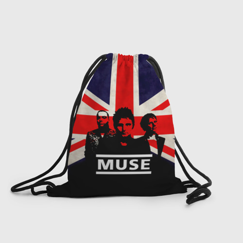Рюкзак-мешок с принтом Muse, вид спереди №1