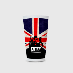Кружка с принтом Muse для любого человека, вид спереди №2. Цвет основы: белый