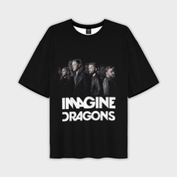 Мужская футболка oversize 3D Группа Imagine Dragons