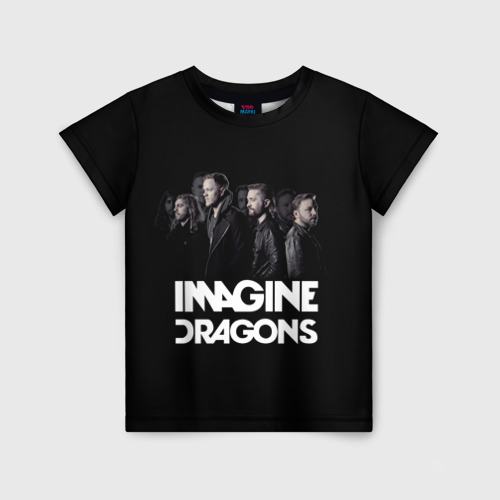 Детская футболка 3D Группа Imagine Dragons, цвет 3D печать