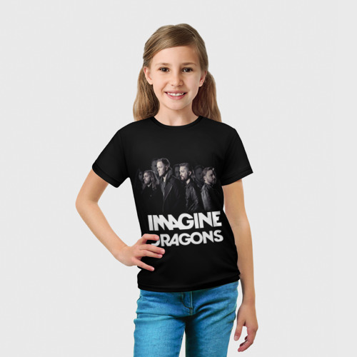 Детская футболка 3D Группа Imagine Dragons, цвет 3D печать - фото 5