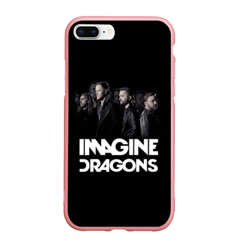 Чехол для iPhone 7Plus/8 Plus матовый Группа Imagine Dragons, цвет баблгам