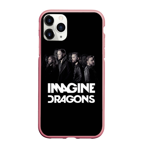 Чехол для iPhone 11 Pro Max матовый Группа Imagine Dragons, цвет баблгам