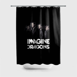 Штора 3D для ванной Группа Imagine Dragons