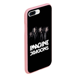 Чехол для iPhone 7Plus/8 Plus матовый Группа Imagine Dragons - фото 2