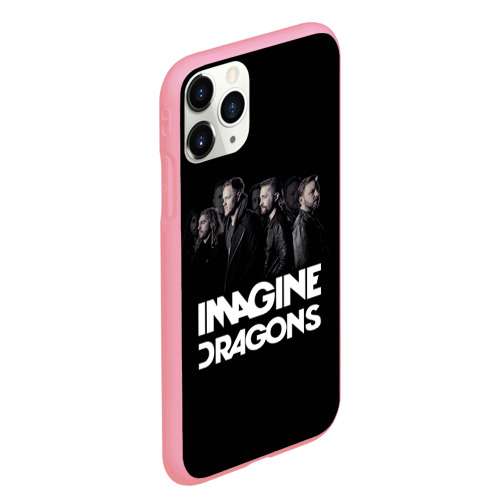 Чехол для iPhone 11 Pro Max матовый Группа Imagine Dragons, цвет баблгам - фото 3