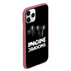 Чехол для iPhone 11 Pro Max матовый Группа Imagine Dragons - фото 2