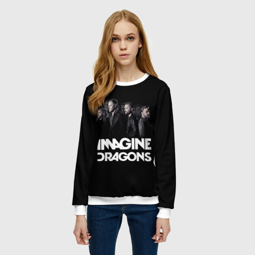 Женский свитшот 3D Группа Imagine Dragons, цвет 3D печать - фото 3