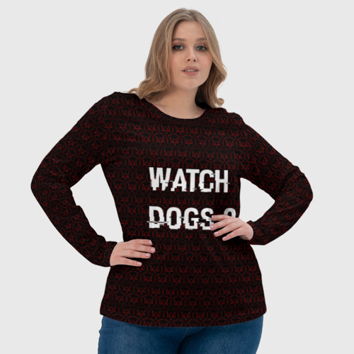 Женский лонгслив 3D Watch Dogs 2 - фото 6