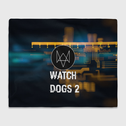 Плед 3D Watch Dogs 2, цвет 3D (велсофт)