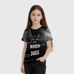 Детская футболка 3D Wath dogs 2 Хакер - фото 2